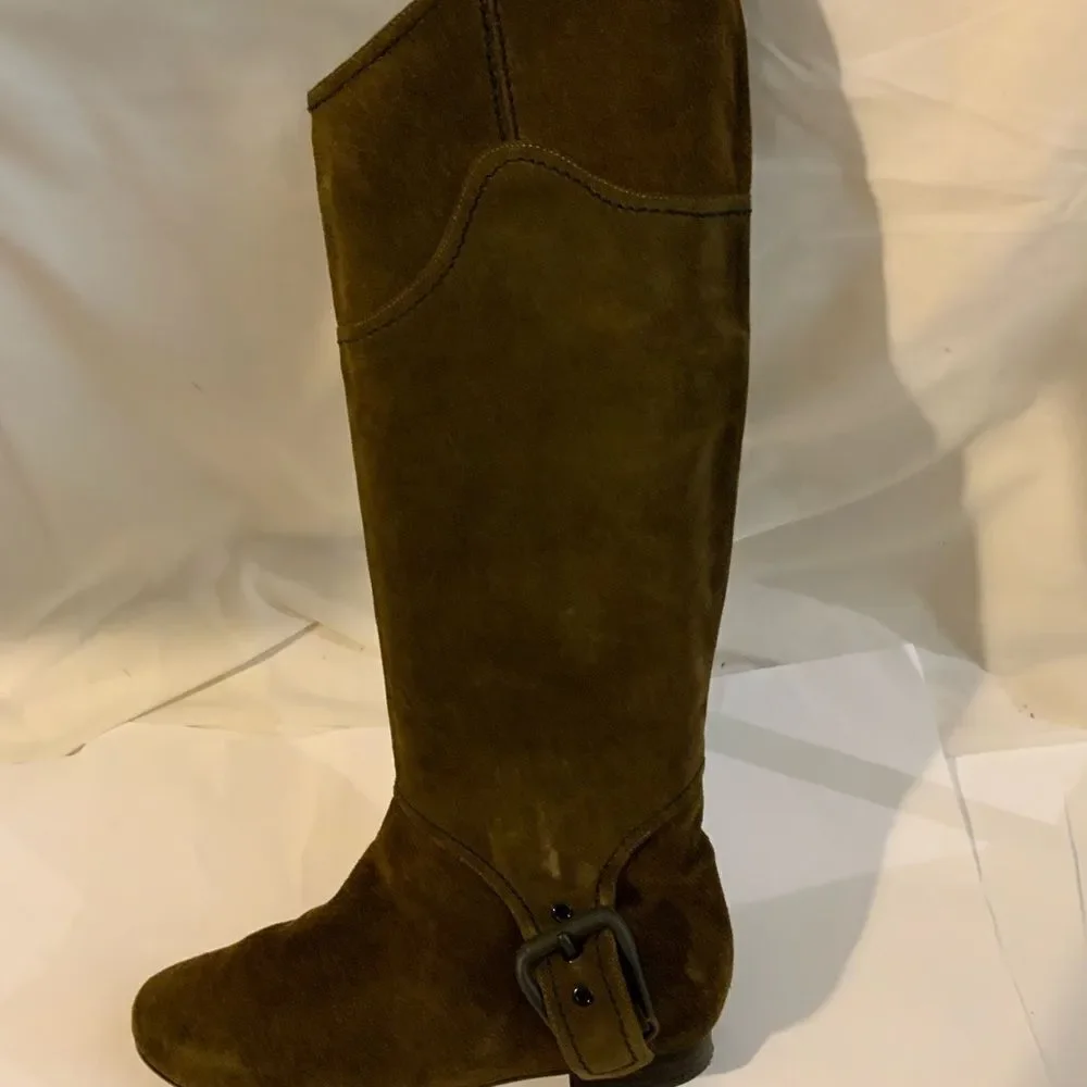 LOLA CRUZ Espana Brown  Suede Tall Boots, EU 37